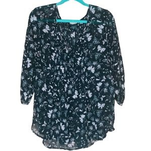 TORRID. women’s tunic top see through black size 2